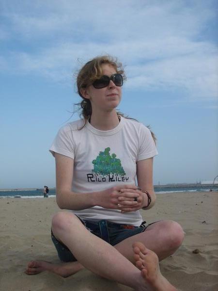 la kelster en la playa