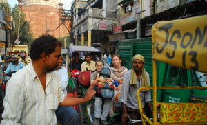 rickshaw in Delhi