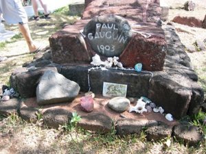 Paul Gauguin's grave
