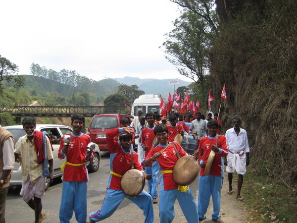India's republic day celebration in Munnar