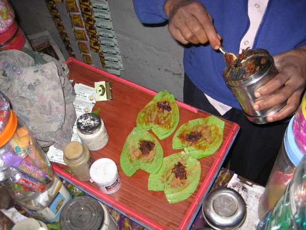 Paan chewing preparation