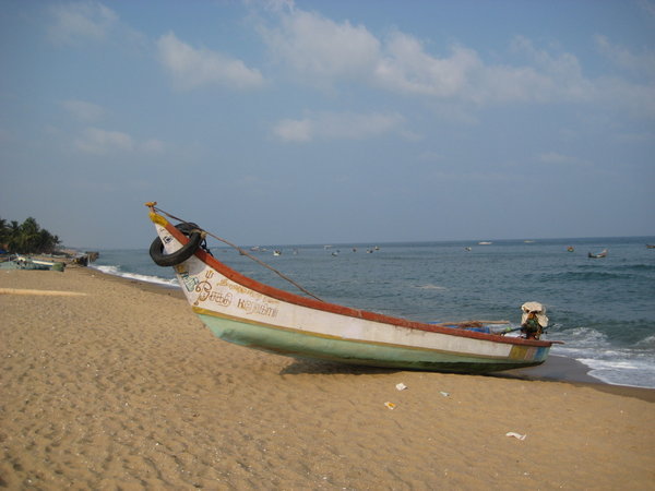 Fishing fleet on Repos beach