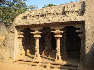 Rock carvings in Mammalapuram