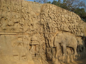 Rock carvings in Mammalapuram, #2