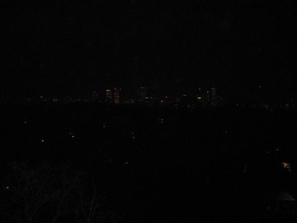Really really bad shot of nighttime downtown