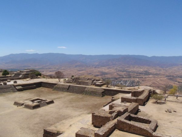 Monte Alban and montains