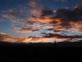 sunset in Salasaca