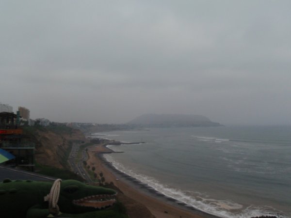 the Lima coast