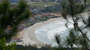 The beach of Barra from the Farol