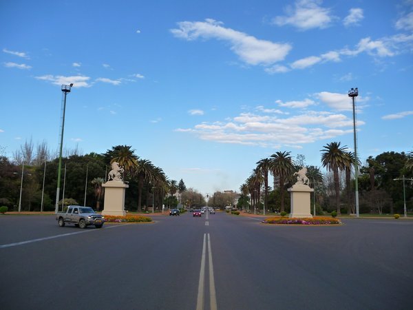 entrance of San Martin park