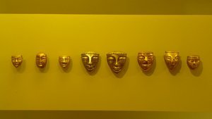 gold masks