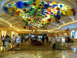 the main hall of the Bellagio