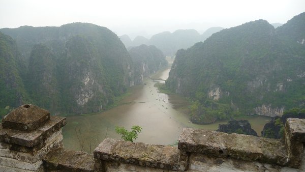 view of the Tam Coc river