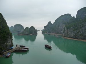Halong Bay from above