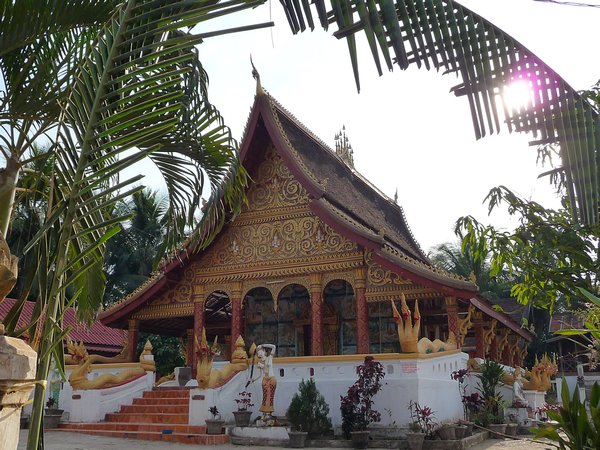 One of the many beautiful buddhist Temple of Luang Prabang