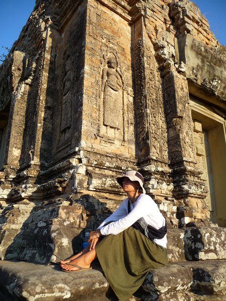 Michy on top of Pre Rup