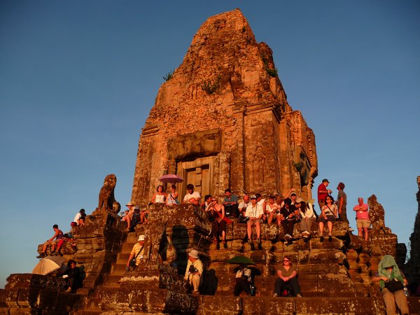 Pre Rup main tower at sunset