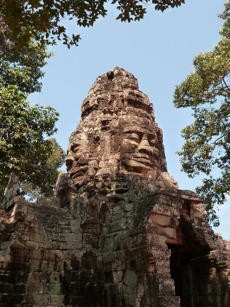 four faced bouddha tower