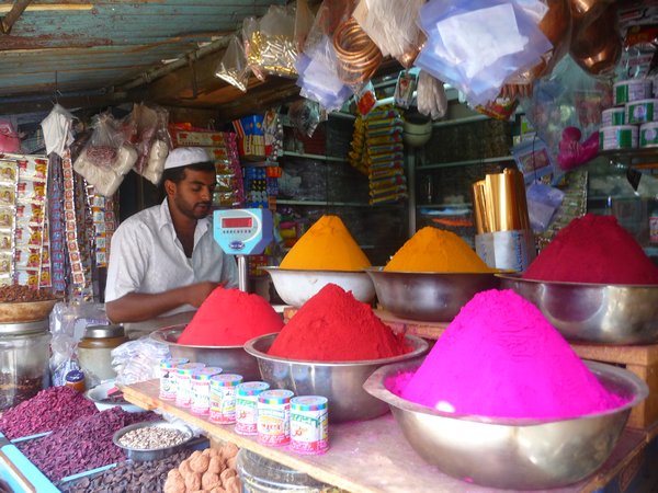Friday market and its colors