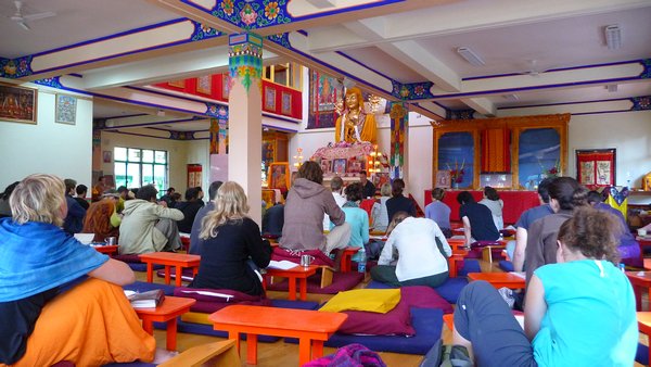 The gompa atmosphere