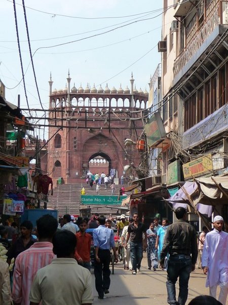 Muslim area in Delhi