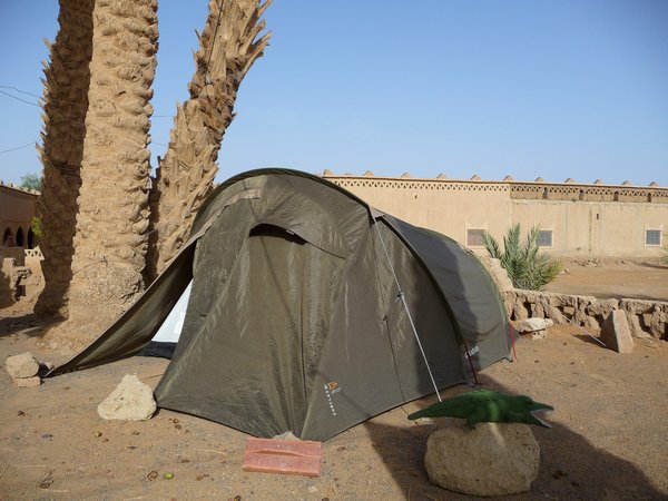 the tent in sand storm mode
