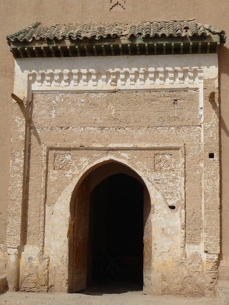 Kasbahs door in Rissani
