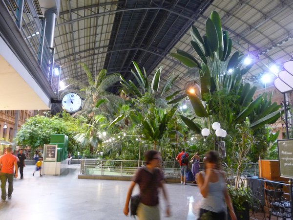 jungle in the metro station