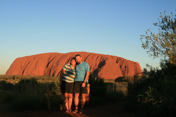 Sonnenuntergang am Uluru (Ayers Rock)