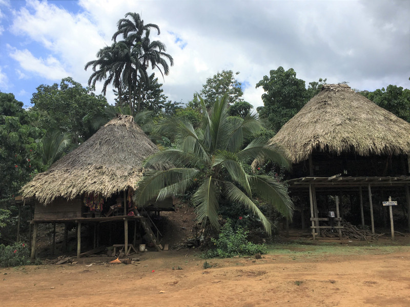 Embera huts