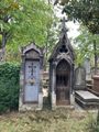 Crypts in Pere Lachaise Cemetery: Paris
