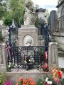 Chopin's Grave in Pere Lachaise Cemetery: Paris