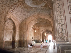Inside royal mosque