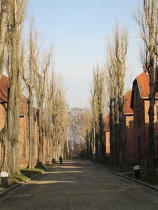 Innocuous-looking buildings of Auschwitz