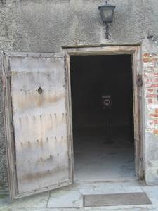 Door to one of the crematoriums