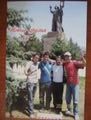 'Memento' photo that we had taken in a Karakol park