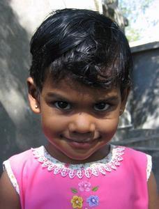 Jitu's youngest (2 years old) daughter Lovely, who's even more mischievous than she looks
