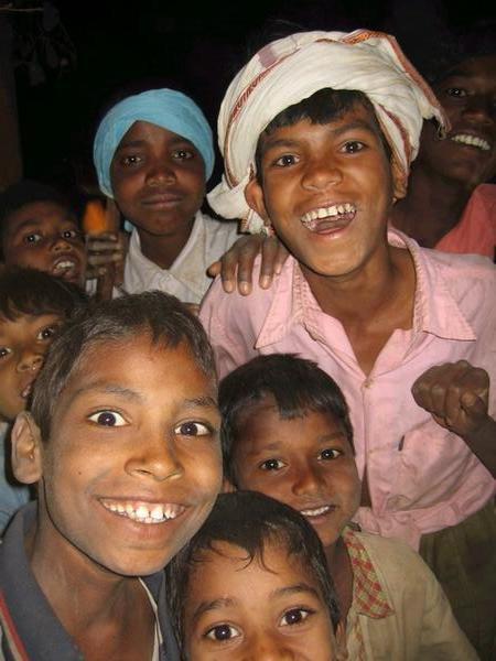 Kids in Hilda village