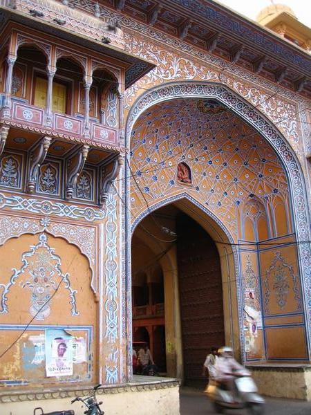 One of many gateways into Jaipur's old city