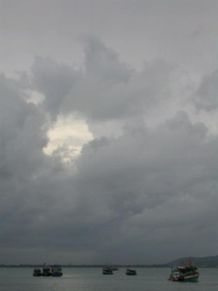 Stormy skies off Koh Samet