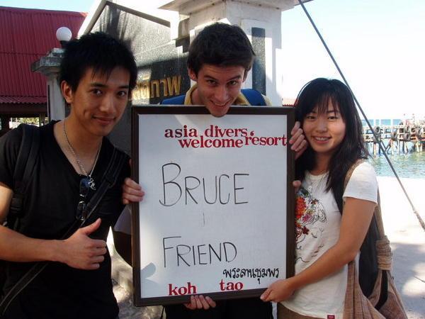 We made our Khao San booking under the name "Bruce" as a joke