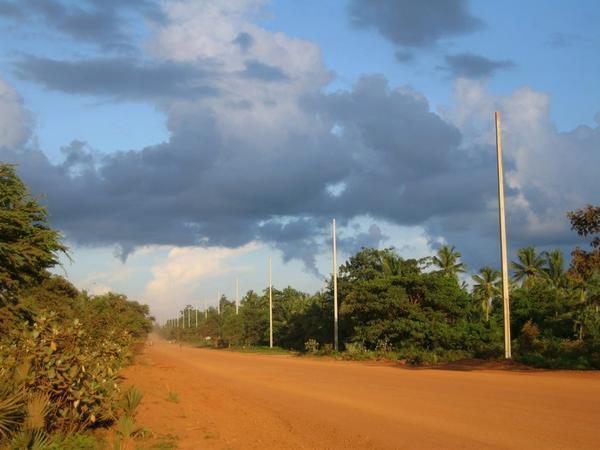 The Poipet-Siem Reap road