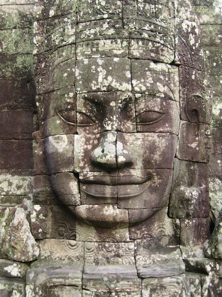 Avalokitesvara face, (The Bayon)