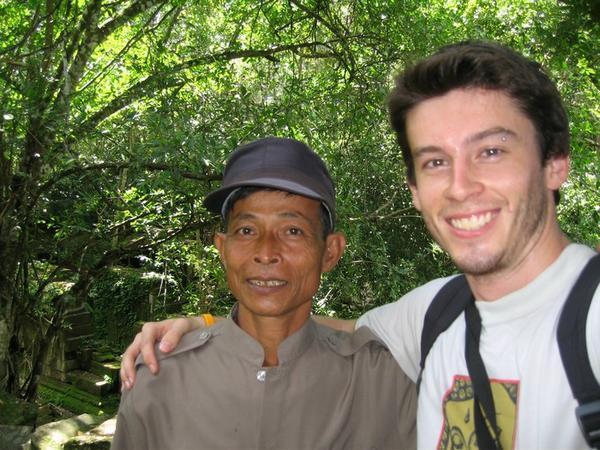 He was a friendly enough old guy, but knew about as much English as I knew Khmer...