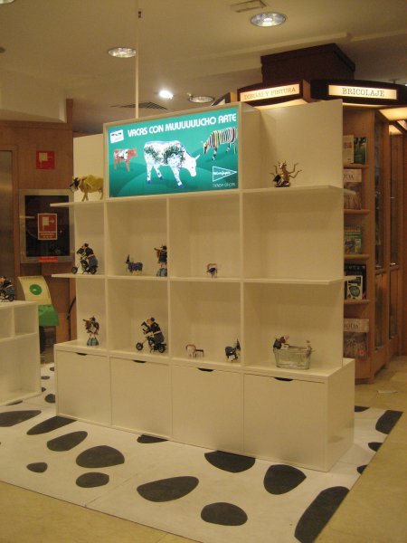 At Corte Ingles, you can buy figurines of the cows!