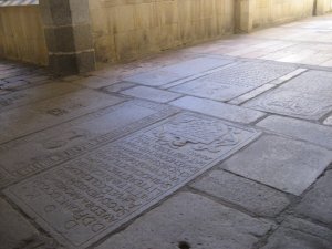 Graves in the cathedral