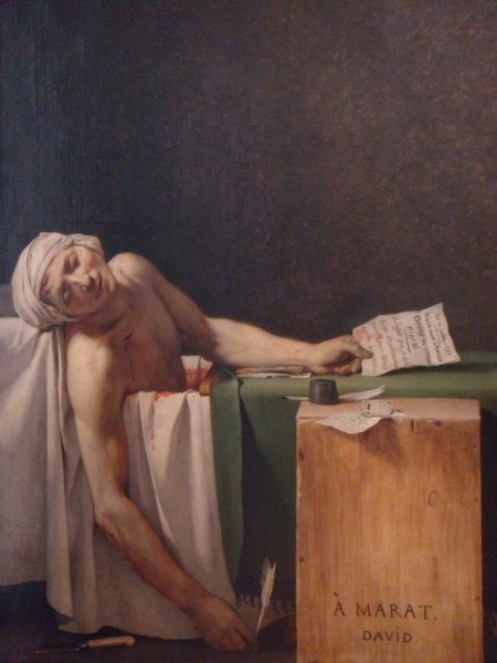Jacques Louis David's "The Death of Marat"