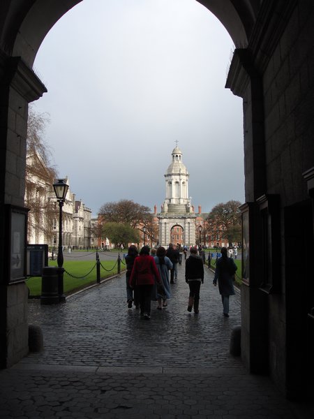 Entrance to Trinity College Dubiln