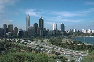 Perth skyline from kings park