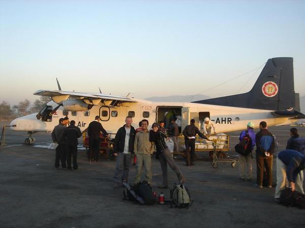 Flight to Lukla airport - where's my jumbo 